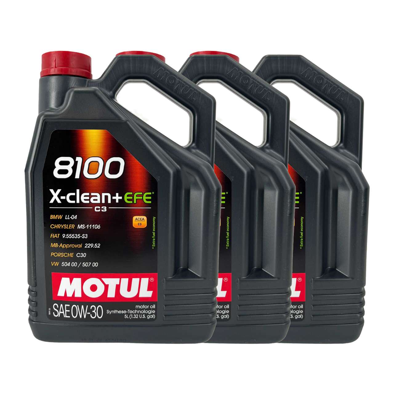 Motul 8100 X-Clean + EFE 0W-30 3x5 Liter