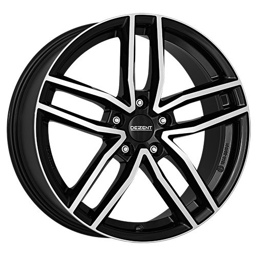 DEZENT DEZENT TR DARK schwarz glänzend frontpoliert 7.5Jx18 5x114.3 ET40