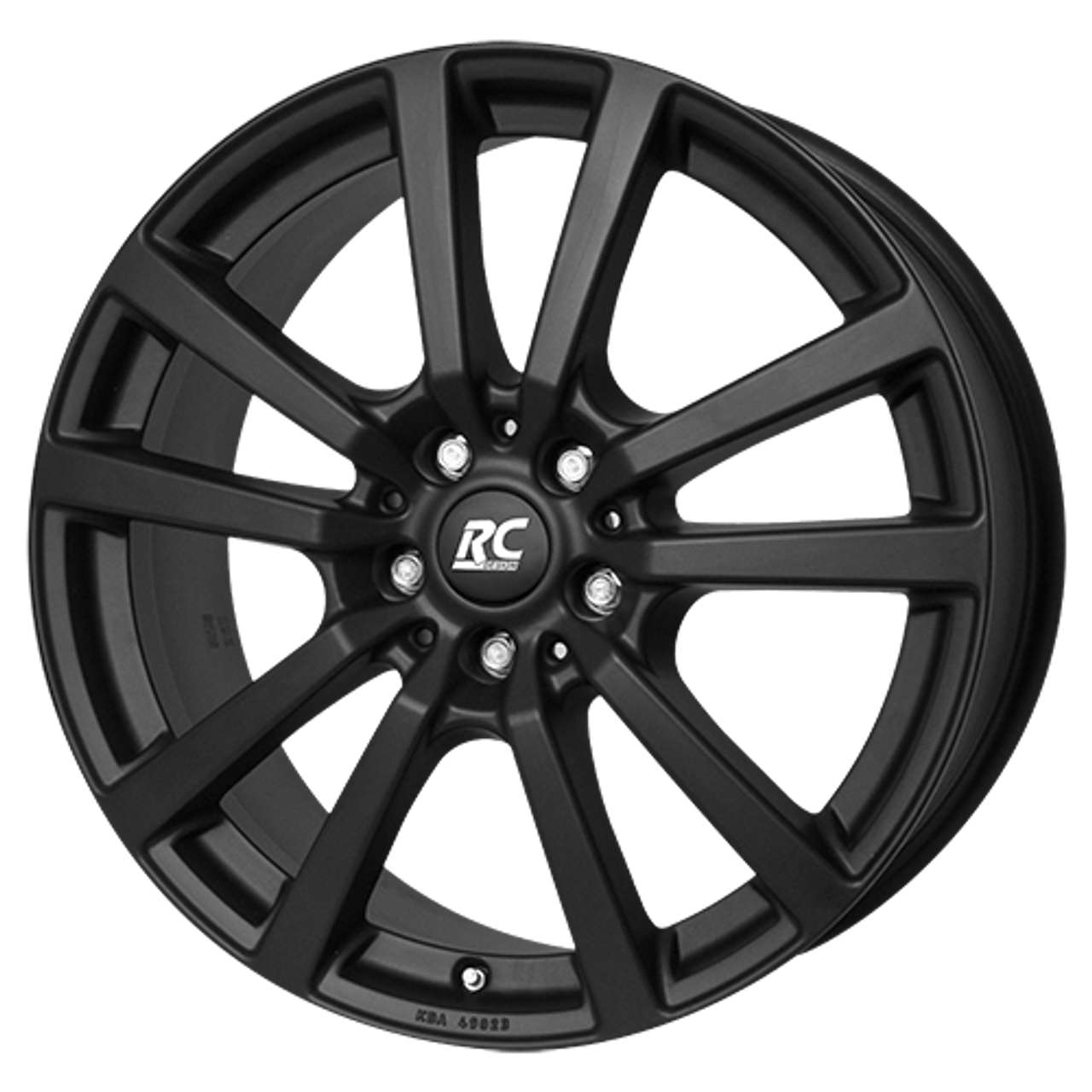 RC-DESIGN RC25 schwarz klar matt (skm) 8.0Jx18 5x130 ET53