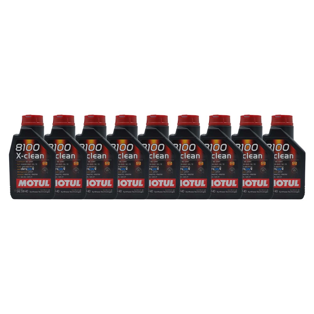 Motul 8100 X-clean 5W-40 9x1 Liter