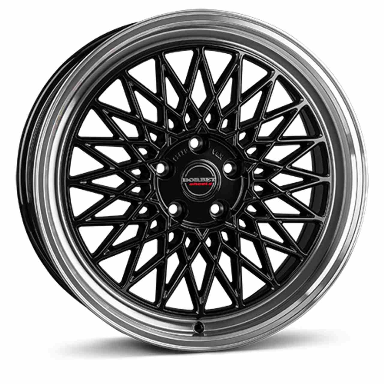 BORBET DESIGN B black rim polished 8.0Jx18 5x112 ET30