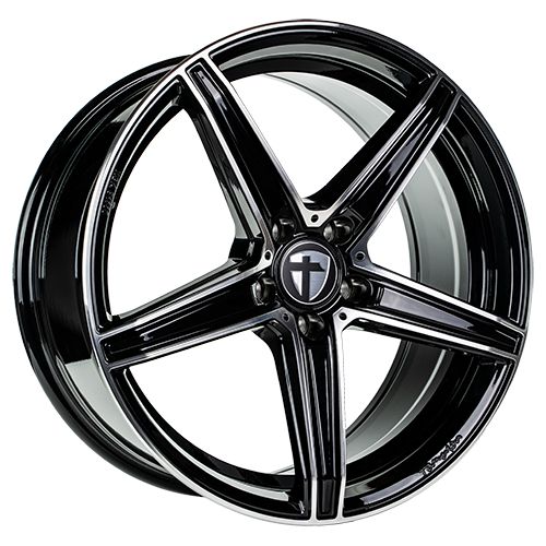 TOMASON TN20 black polished 8.5Jx19 5x112 ET30