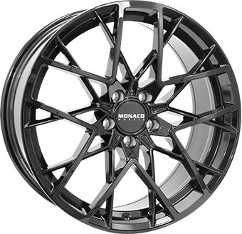 MONACO WHEELS MONACO GP9 gloss black 8.5Jx19 5x108 ET45