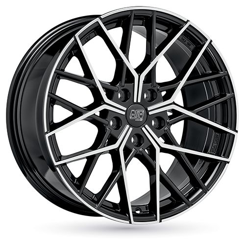 MSW (OZ) MSW 74 gloss black full polished 8.5Jx20 5x114.3 ET45