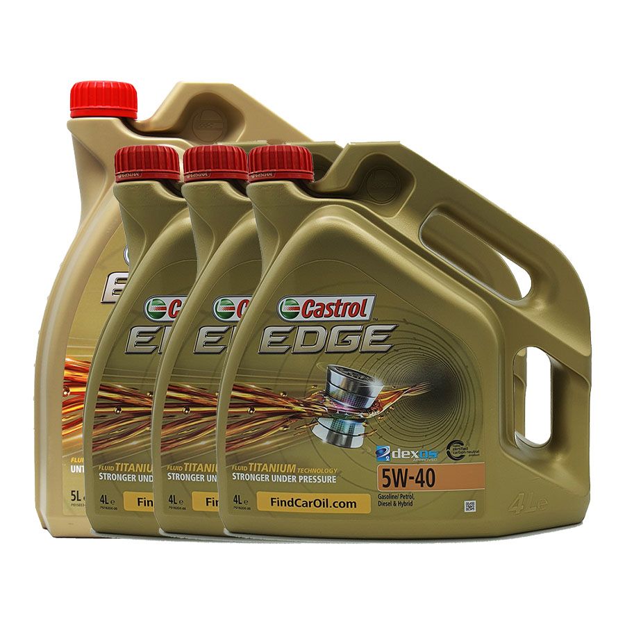 Castrol Edge Fluid Titanium 5W-40 3x4+1x5 Liter