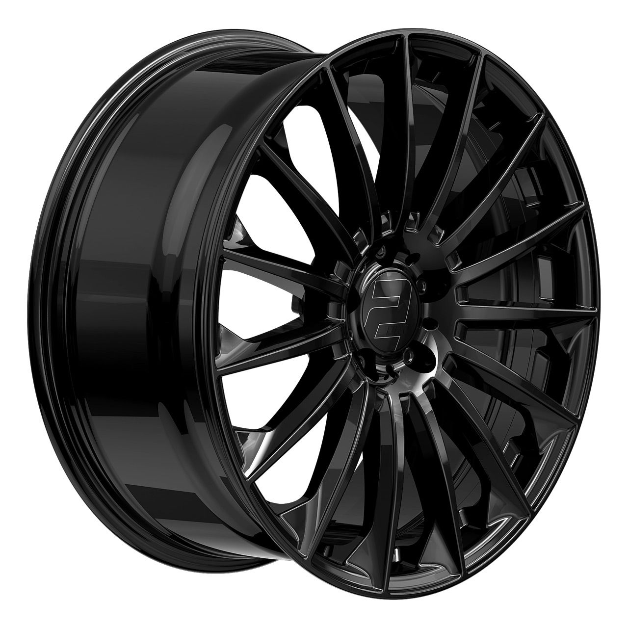 WHEELWORLD-2DRV WH39 black glossy painted 8.0Jx18 5x112 ET48