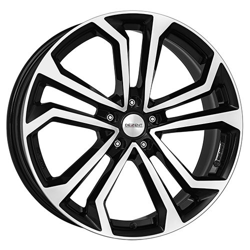 DEZENT DEZENT TA DARK black/polished front 8.0Jx18 5x108 ET45