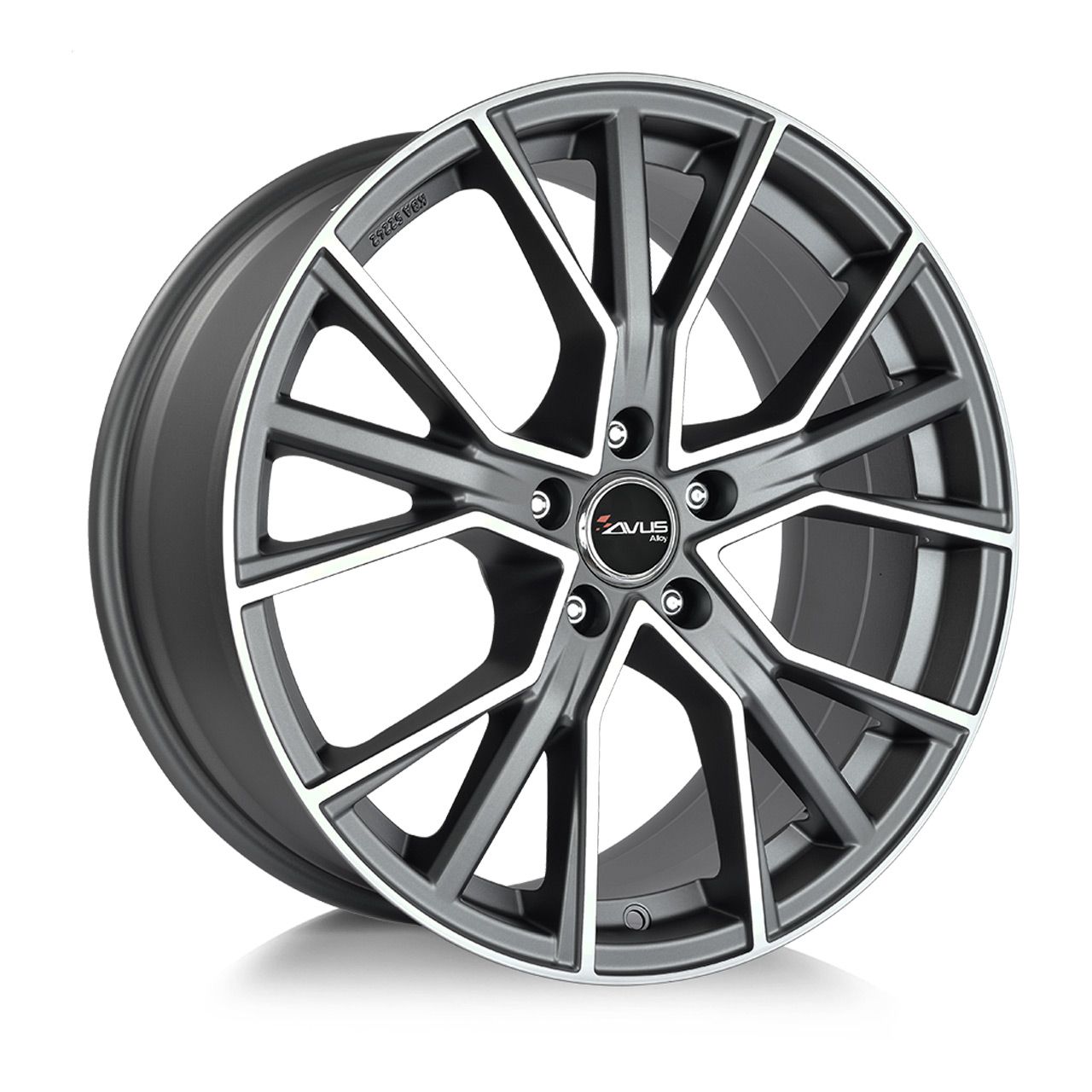 AVUS RACING AF18 matt anthracite polished 9.5Jx21 5x112 ET20