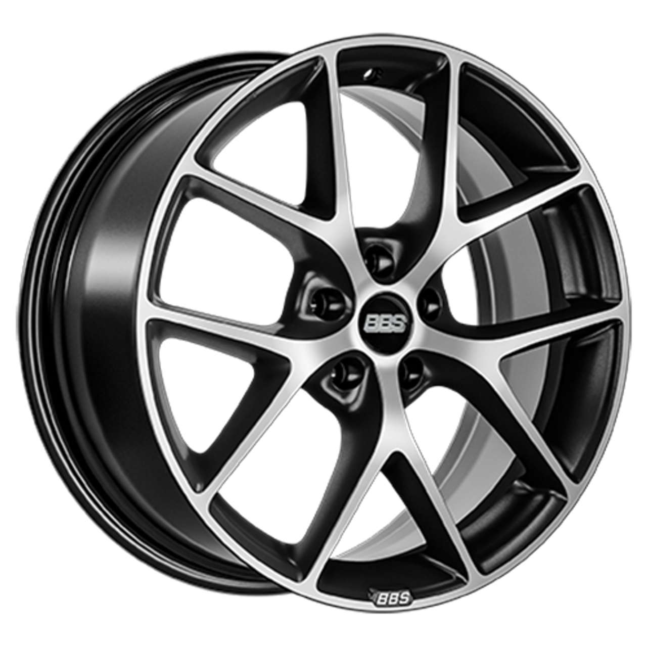 BBS SR vulcano grau diamantgedreht 7.5Jx17 5x100 ET48