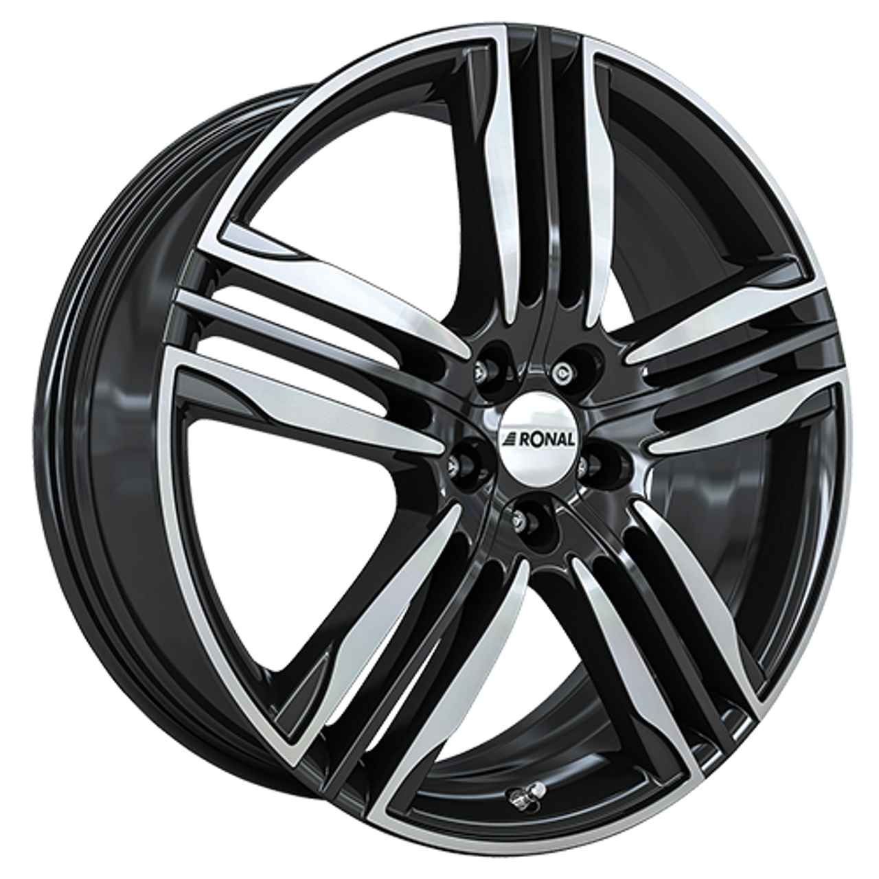 RONAL RONAL R58 schwarz-frontkopiert 8.0Jx20 5x108 ET50