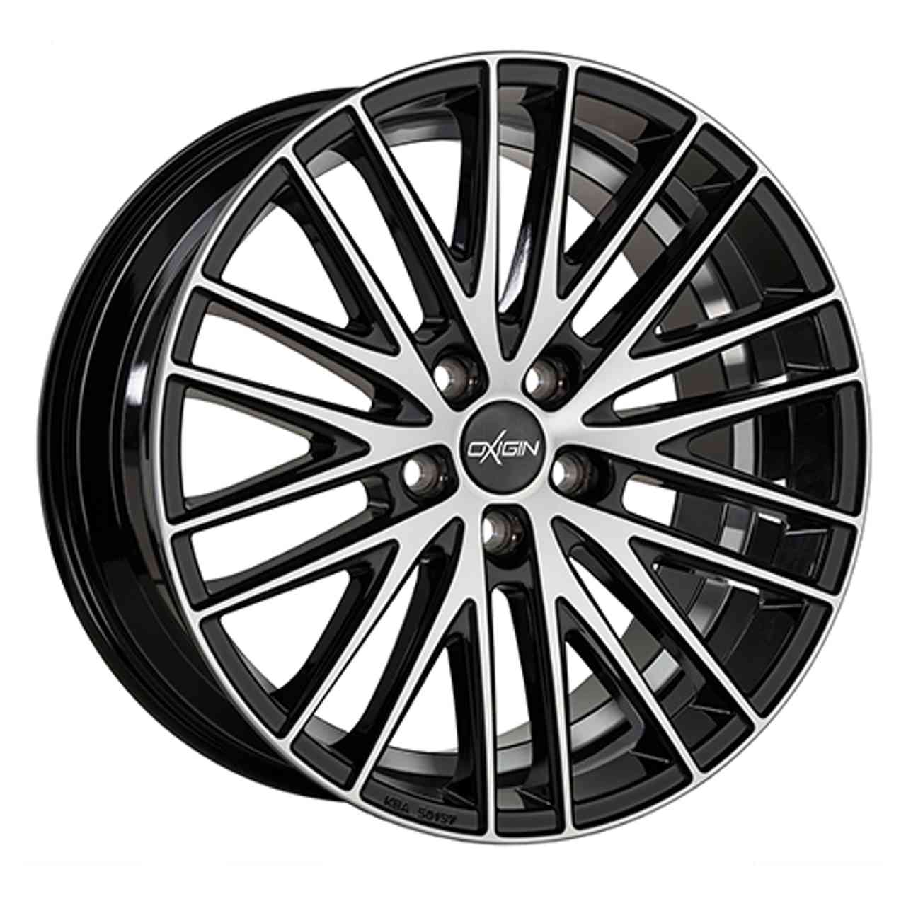 OXIGIN 19 OXSPOKE black full polish 7.5Jx17 5x100 ET35