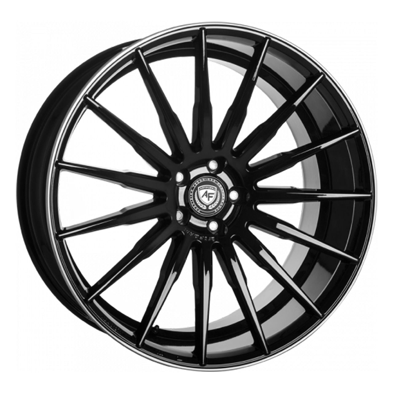 ARTFORM WHEELS AF-401 black rim polished 11.0Jx23 5x112 ET17