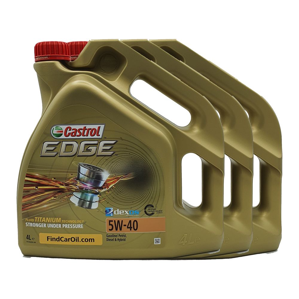 Castrol Edge Fluid Titanium 5W-40 3x4 Liter