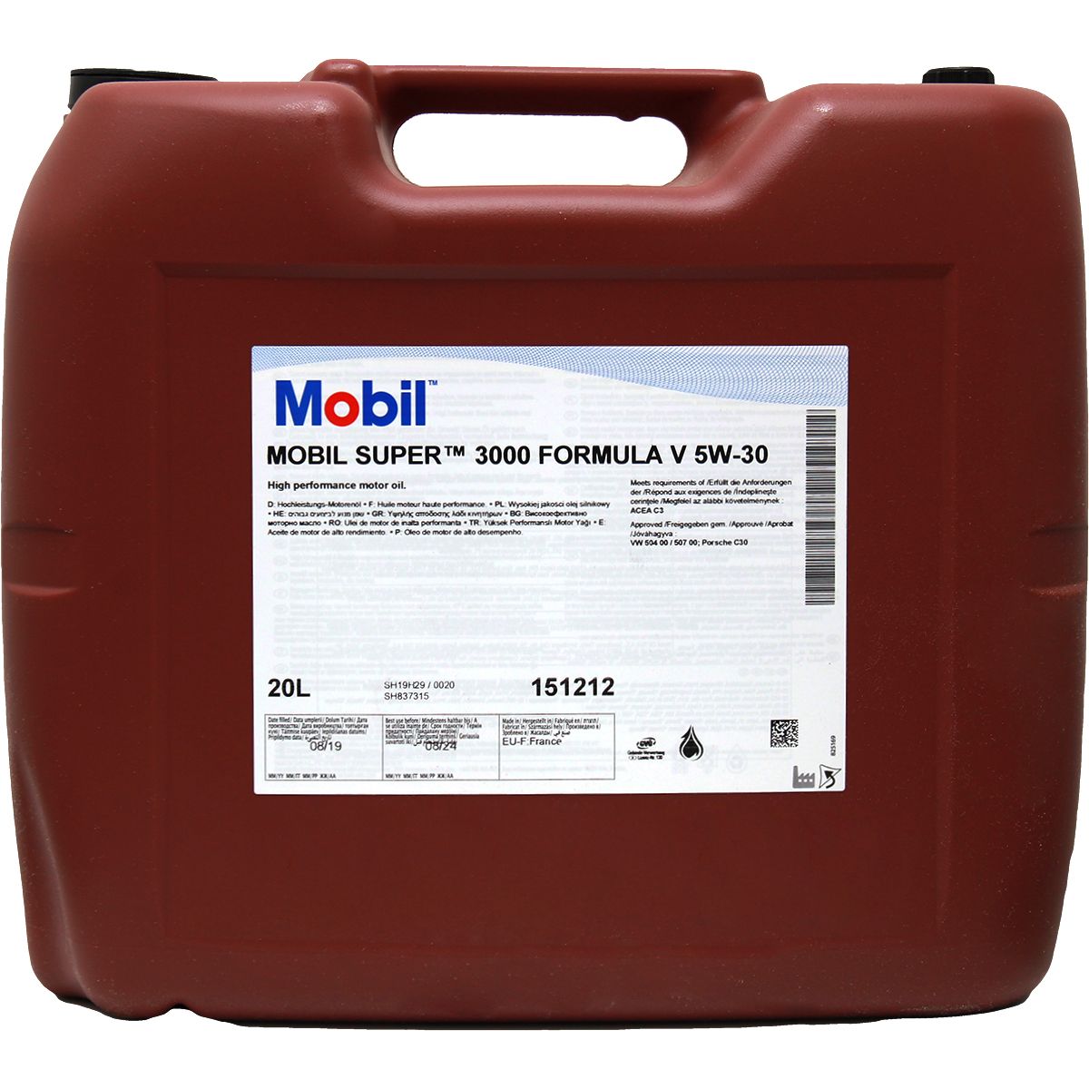 Mobil Super 3000 Formula V 5W-30 20 Liter Kanister