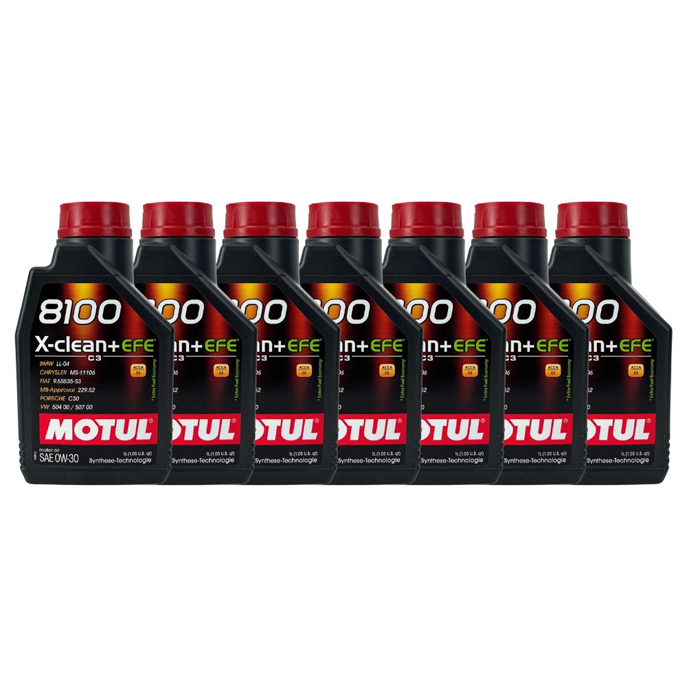 Motul 8100 X-Clean + EFE 0W-30 7x1 Liter