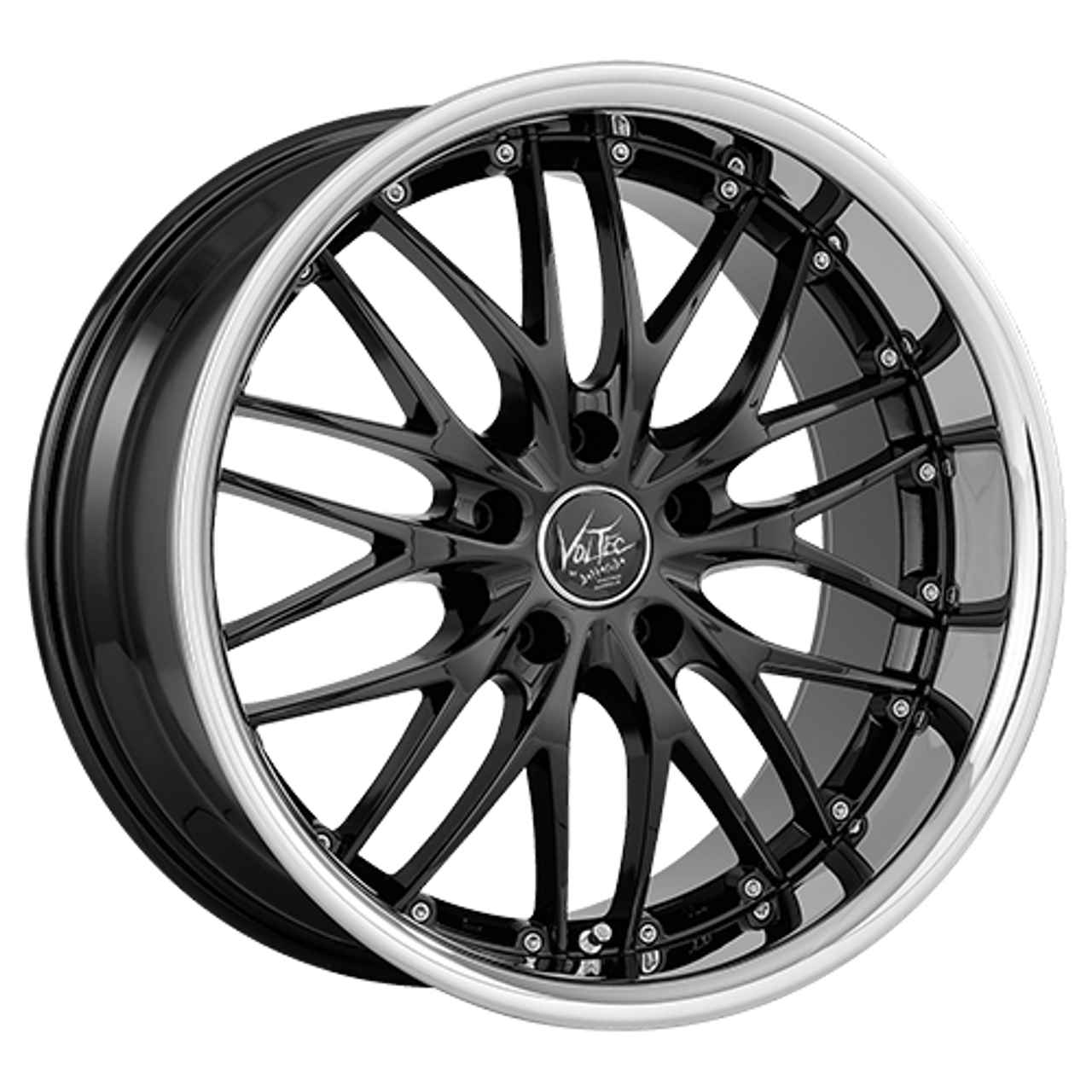 BARRACUDA VOLTEC T6 Higloss-Black/Inox-Lip 9.0Jx19 5x120 ET38