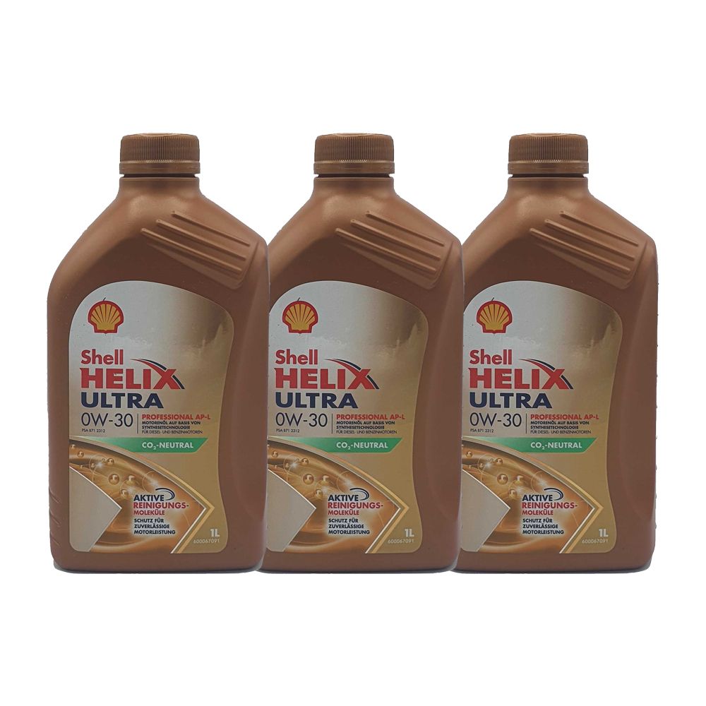 Shell Helix Ultra Professional AP-L 0W-30 3x1 Liter