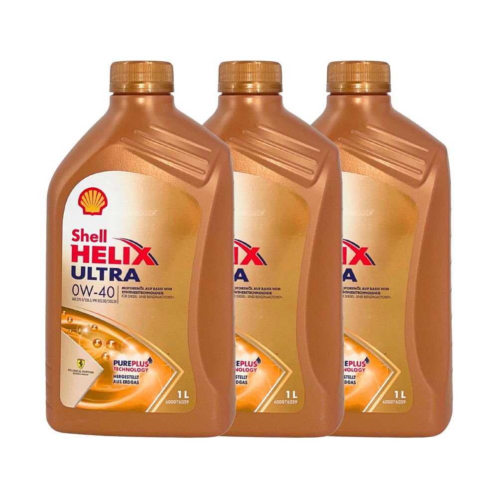 Shell Helix Ultra 0W-40 3x1 Liter