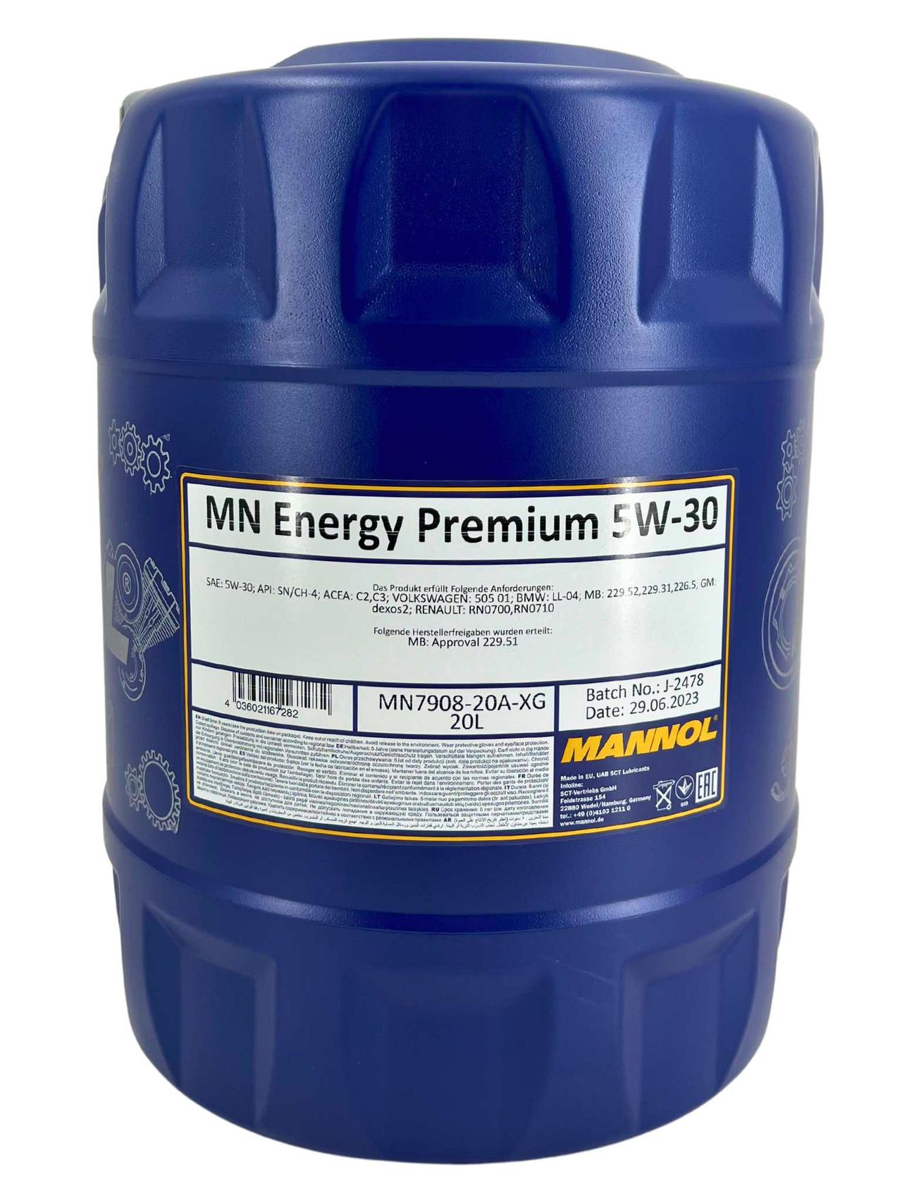 Mannol Energy Premium 5W-30 20 Liter