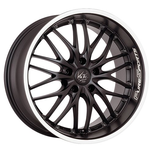 BARRACUDA VOLTEC T6 mattblack puresports color trim weiss 8.5Jx19 5x112 ET33