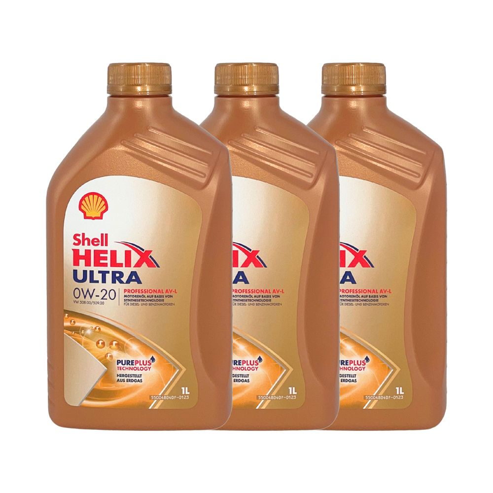 Shell Helix Ultra Professional AV-L 0W-20 3x1 Liter