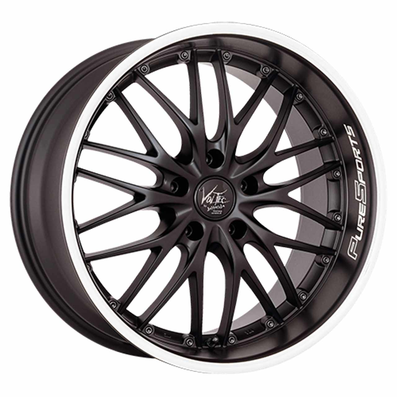 BARRACUDA VOLTEC T6 mattblack puresports color trim weiss 9.0Jx18 5x120 ET38