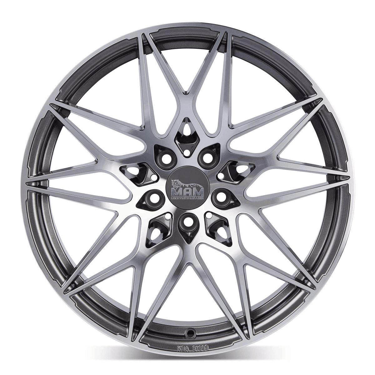 MAM MAM B2N palladium front polished 8.5Jx19 5x112 ET30