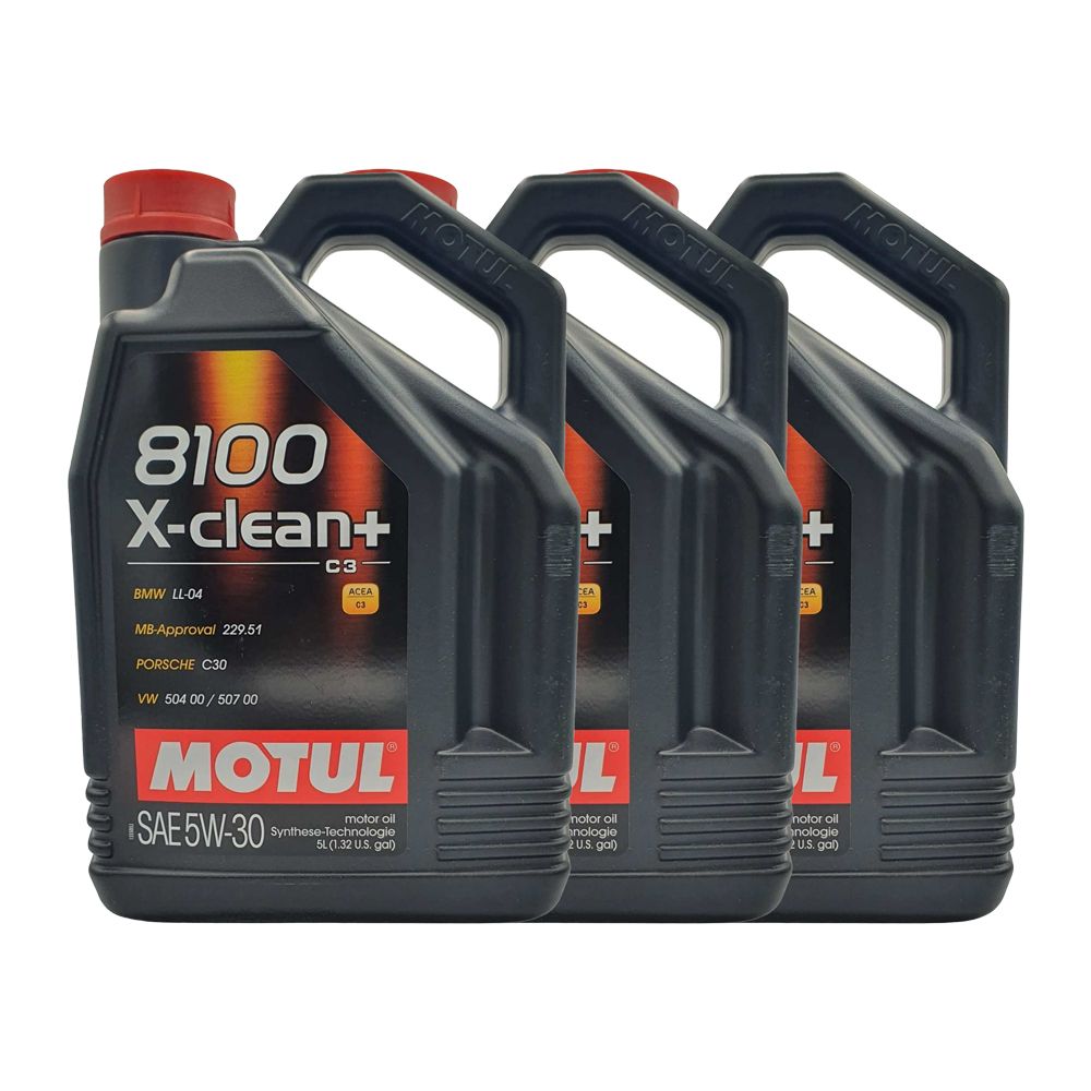 Motul 8100 X-clean+ 5W-30 3x5 Liter