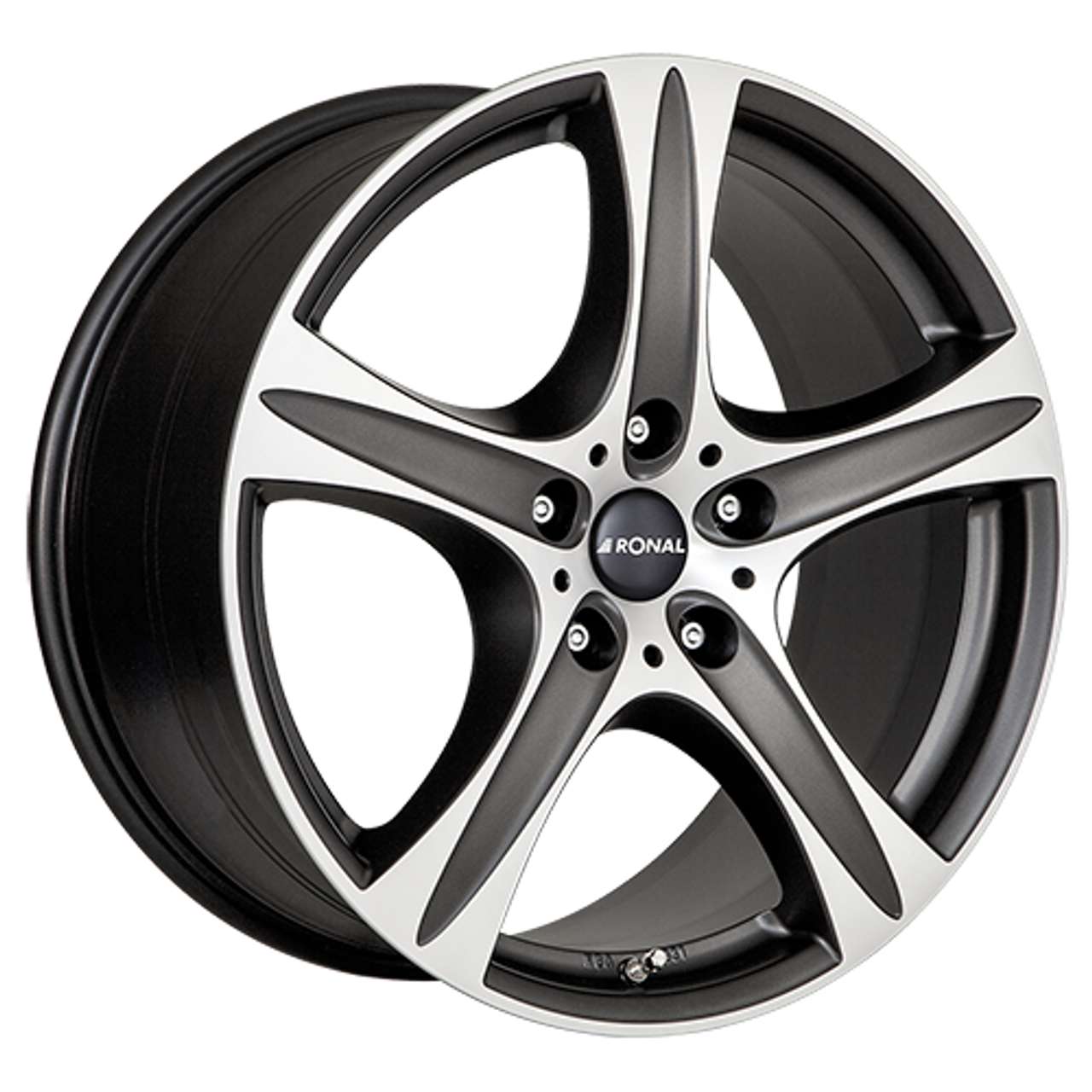 RONAL RONAL R55 SUV mattschwarz-frontkopiert 7.5Jx17 5x108 ET45