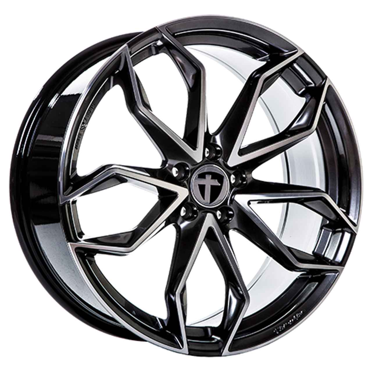 TOMASON TN22 dark hyperblack polished 8.0Jx18 5x112 ET35