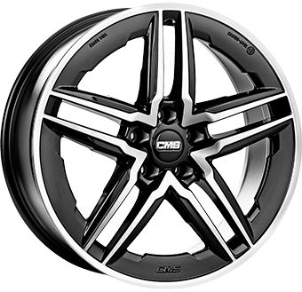 CMS C29-AERO diamond black gloss 7.5Jx18 5x108 ET50