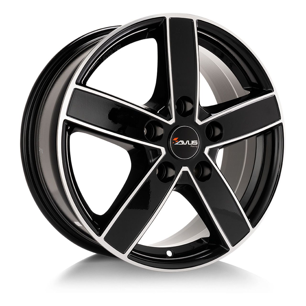 AVUS RACING AC-V51 black polished 7.0Jx17 5x112 ET51