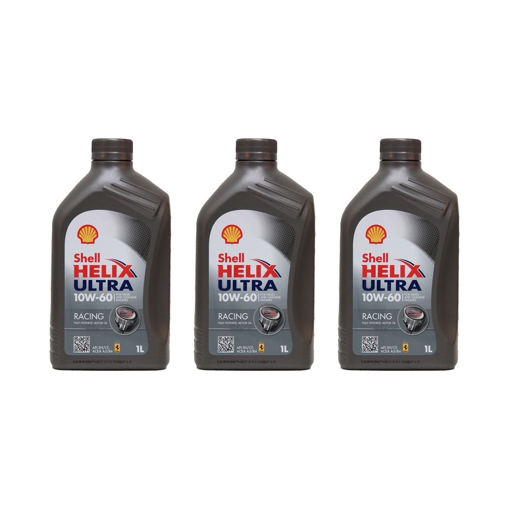 Shell Helix Ultra Racing 10W-60 3x1 Liter