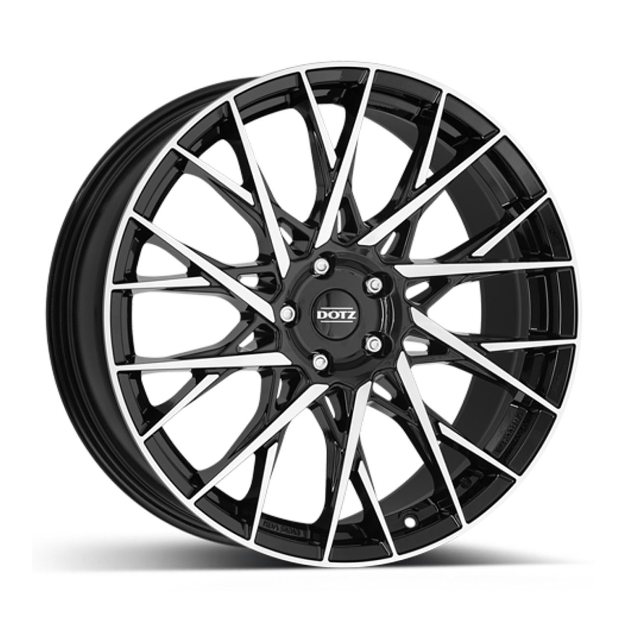 DOTZ FUJI DARK black/polished 7.5Jx18 5x100 ET51