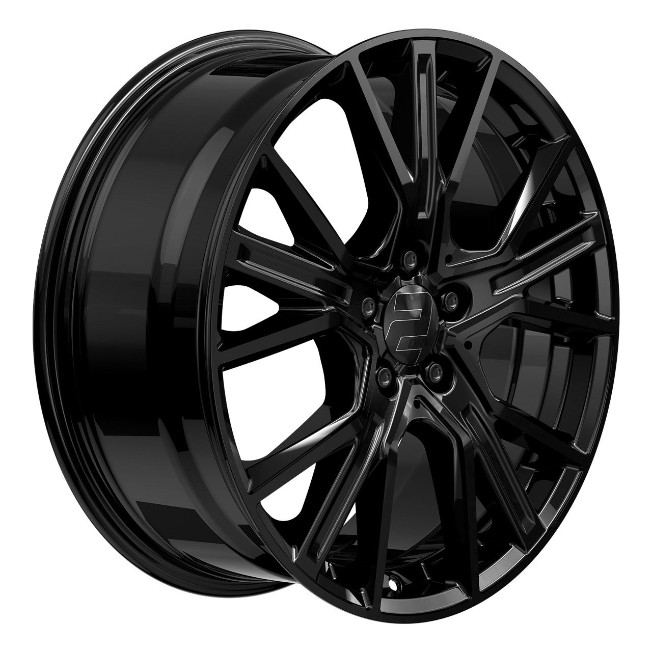 WHEELWORLD-2DRV WH34 schwarz glänzend lackiert 8.0Jx19 5x112 ET30