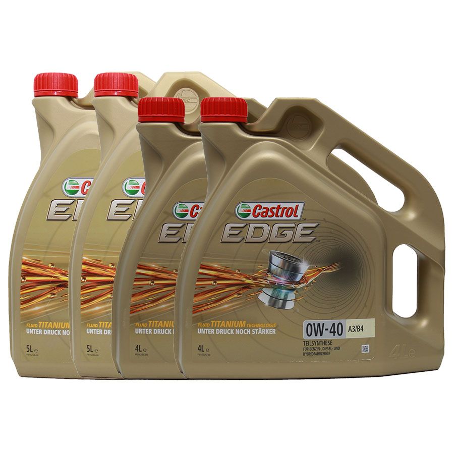 Castrol Edge 0W-40 A3/B4 2x4+2x5 Liter