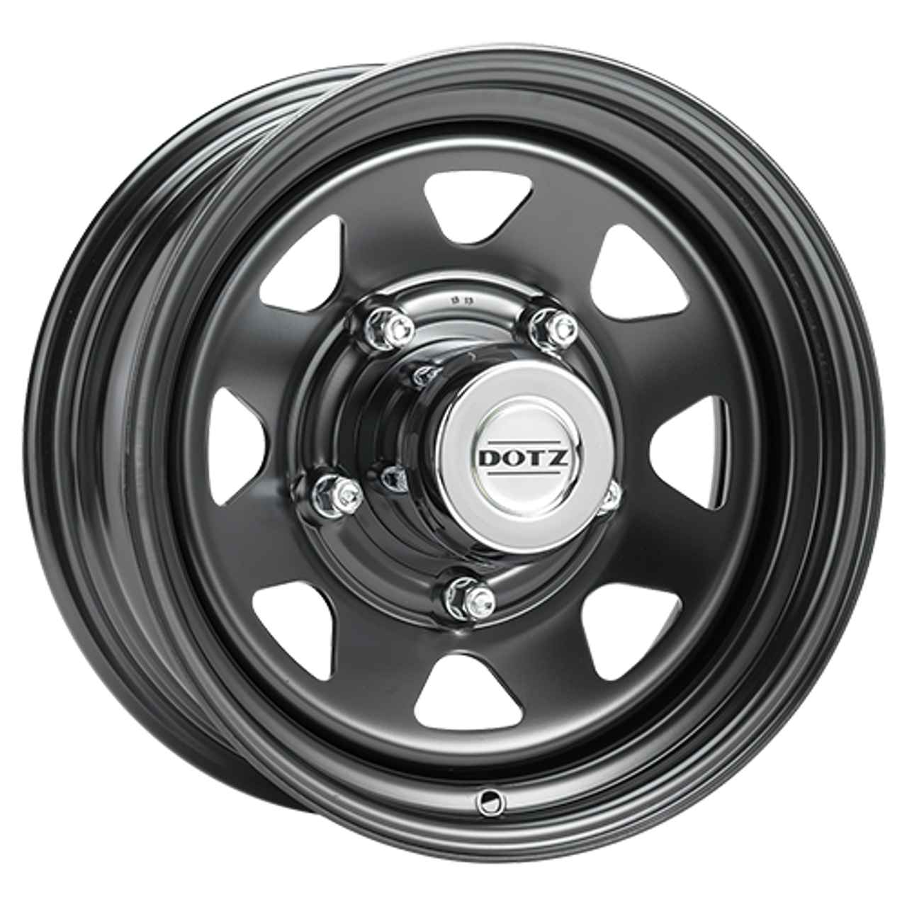 DOTZ DAKAR 4x4 schwarz/silber 7.0Jx15 6x139.7 ET-12