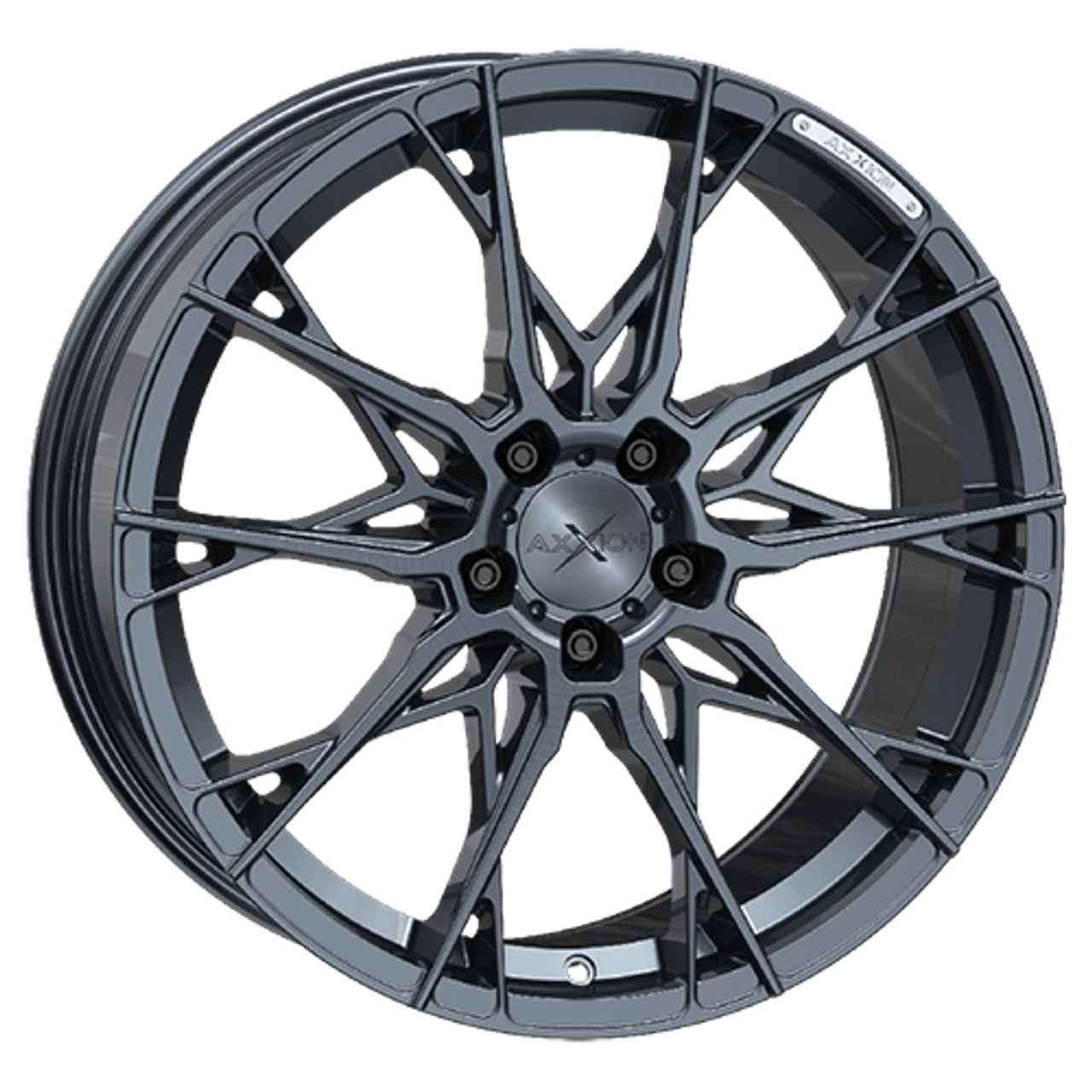 AXXION X1 smoke brushed aluminium silver 8.5Jx19 5x112 ET35