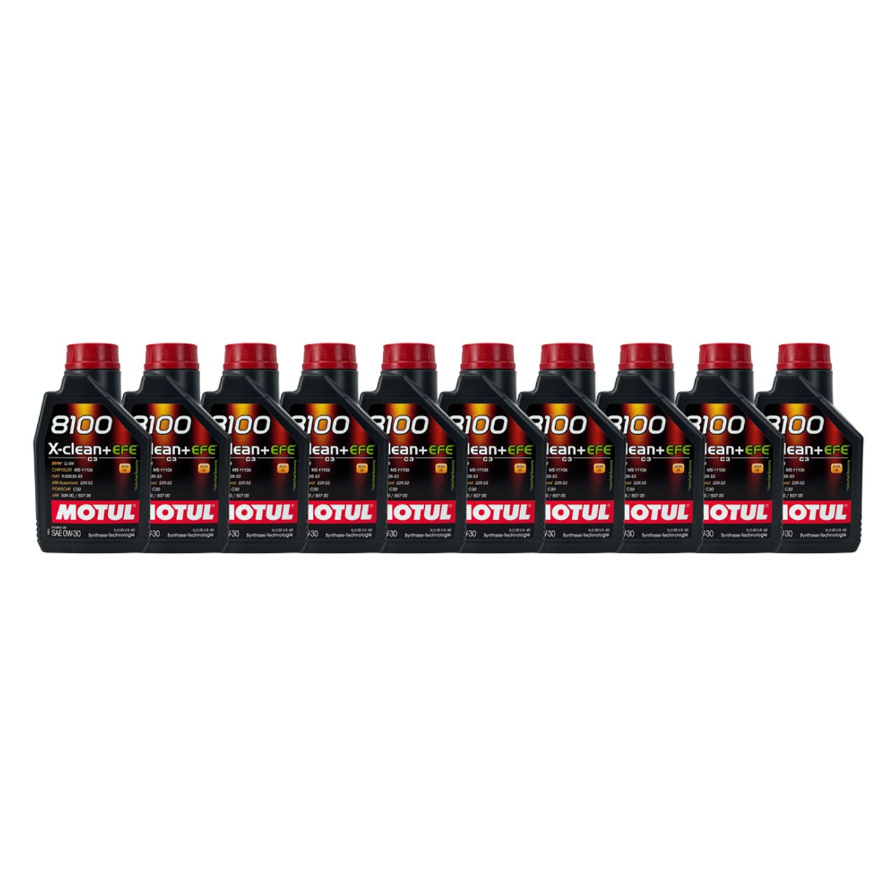 Motul 8100 X-Clean + EFE 0W-30 10x1 Liter