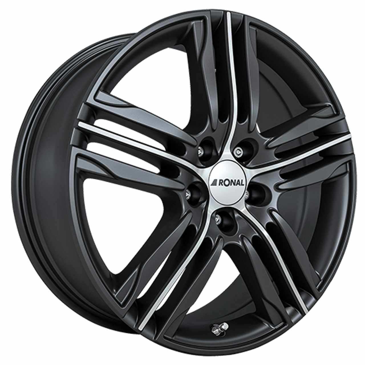 RONAL RONAL R57 mattschwarz-frontkopiert 7.5Jx17 5x112 ET35