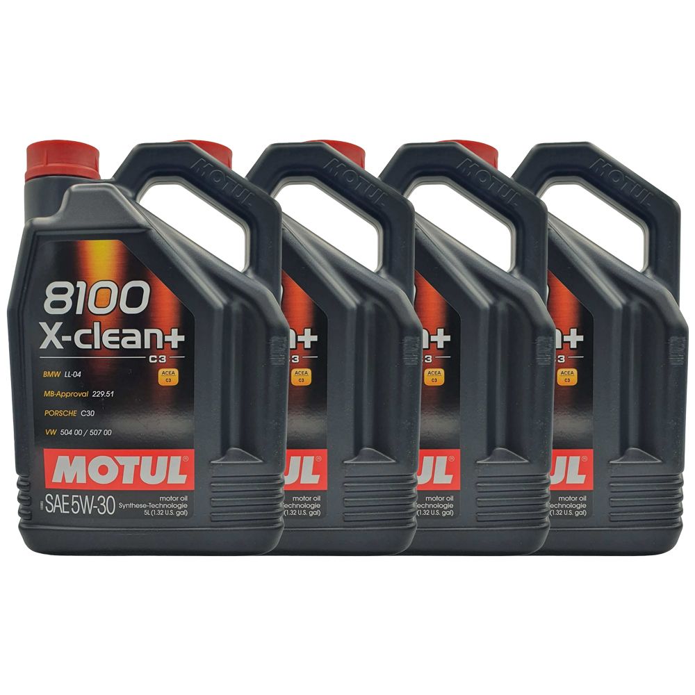 Motul 8100 X-clean+ 5W-30 4x5 Liter