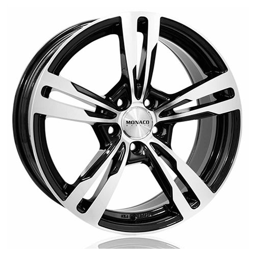 MONACO WHEELS MONACO GP4 black gloss polished 8.5Jx19 5x112 ET45