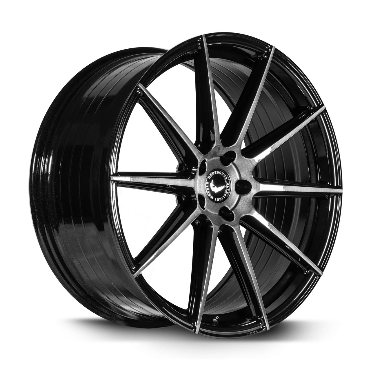 BARRACUDA PROJECT 2.0 Higloss-Black brushed Surface 9.0Jx21 5x112 ET35