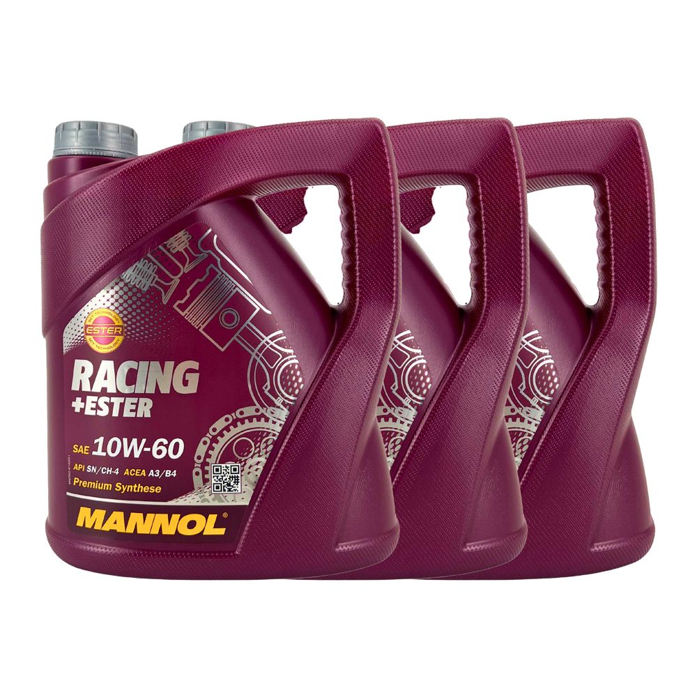 Mannol Racing + Ester 10W-60 3x4 Liter