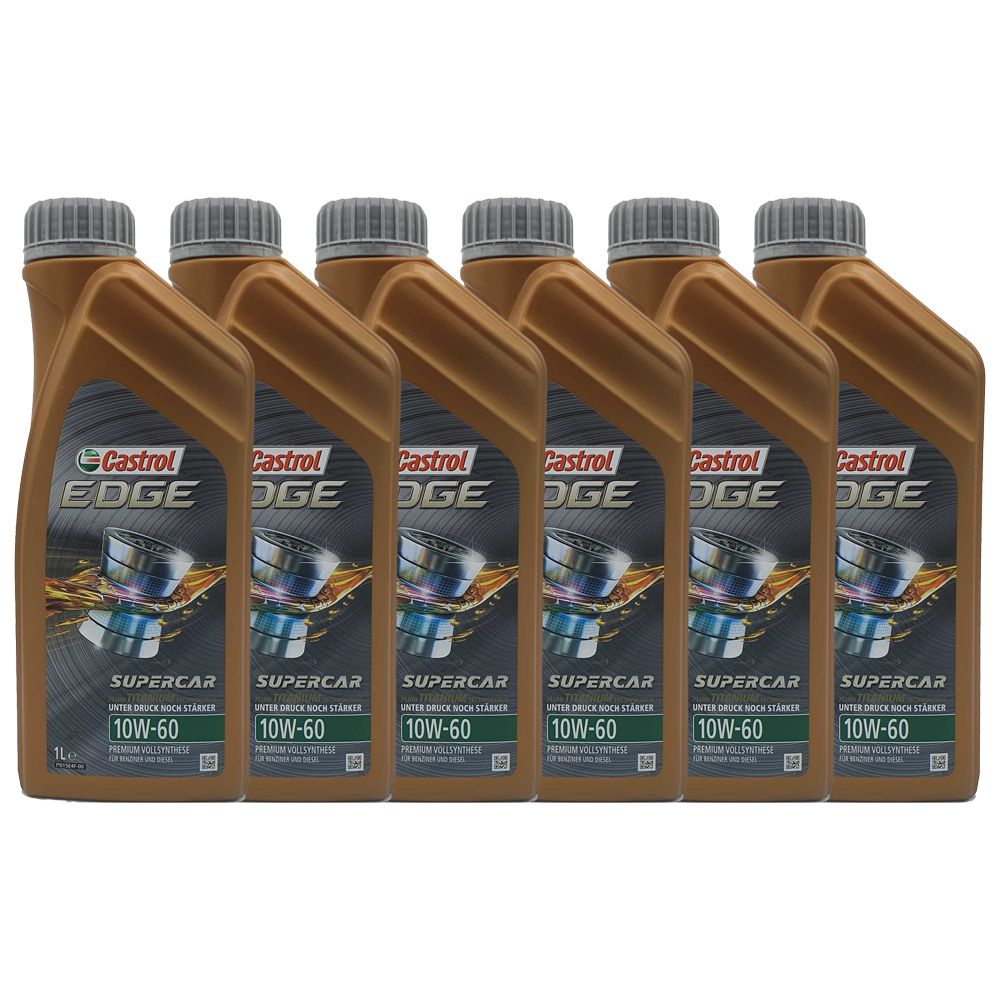 Castrol Edge Fluid Titanium Supercar 10W-60 6x1 Liter