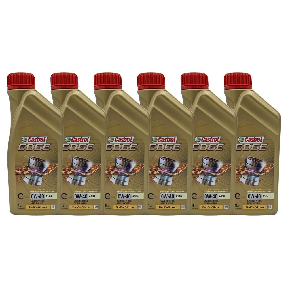 Castrol Edge 0W-40 A3/B4 6x1 Liter