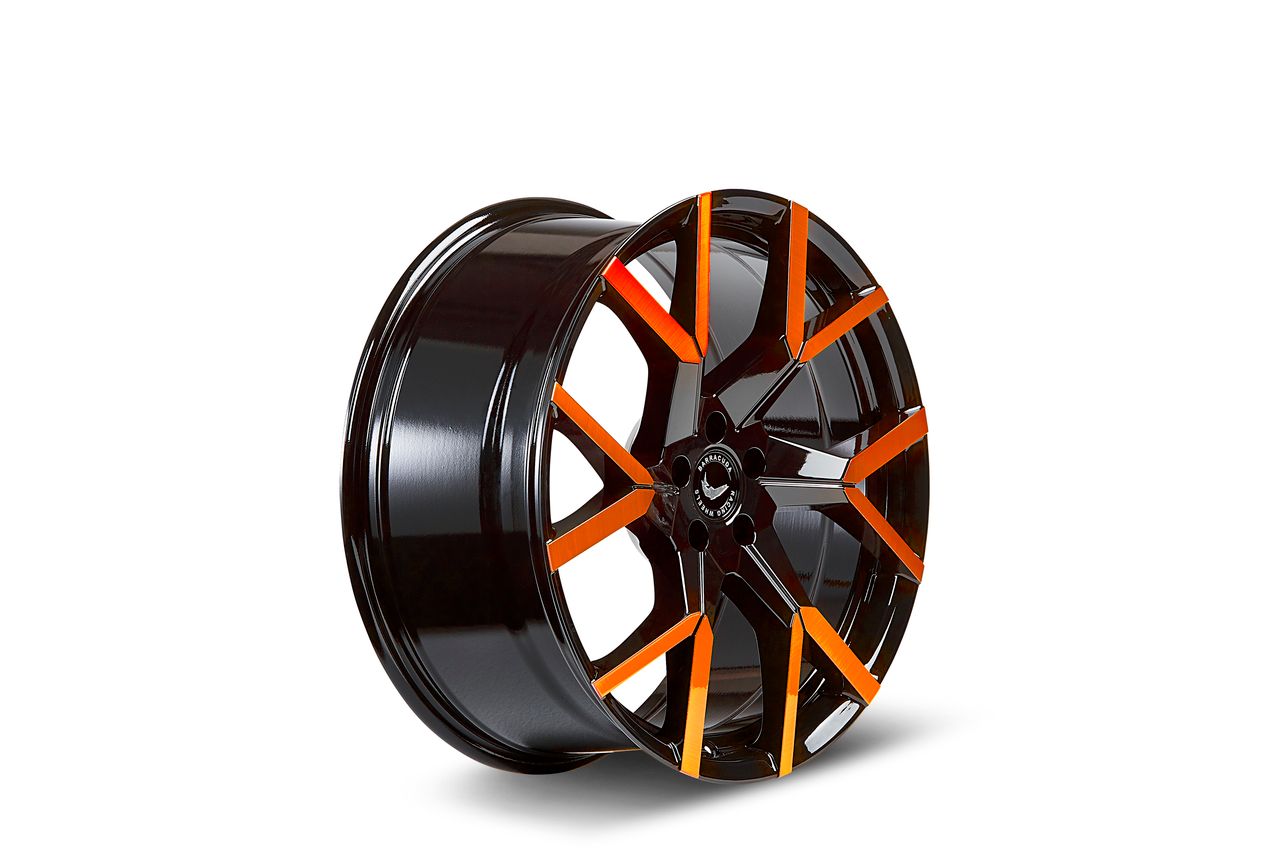 BARRACUDA TZUNAMEE EVO black gloss flashorange 8.5Jx19 5x114.3 ET35