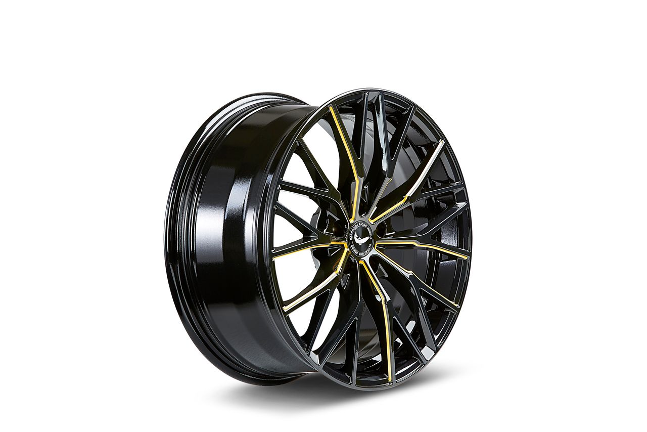 BARRACUDA PROJECT 3.0 black gloss flashgold 8.5Jx19 5x120 ET42