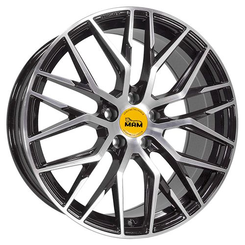 MAM MAM RS4 black front polished 8.5Jx20 5x112 ET45