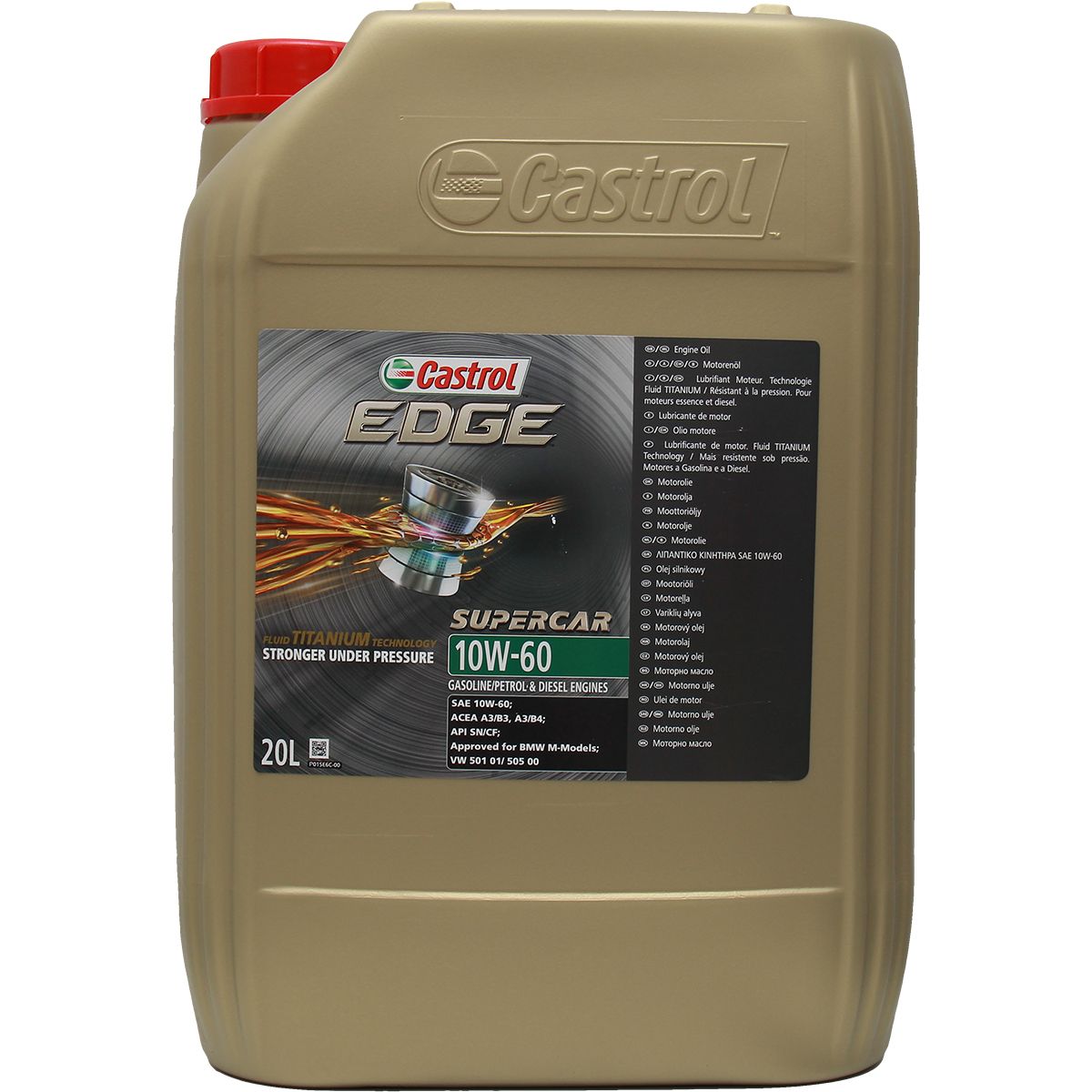 Castrol Edge Fluid Titanium Supercar 10W-60 20 Liter